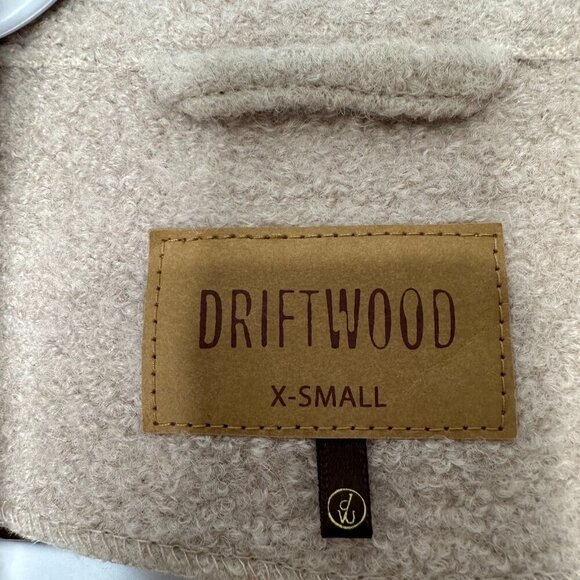 Driftwood Innsbruck Embroidered Coat Size XS Beige Wool Blend Boho Hippie Fall - Picture 5 of 11